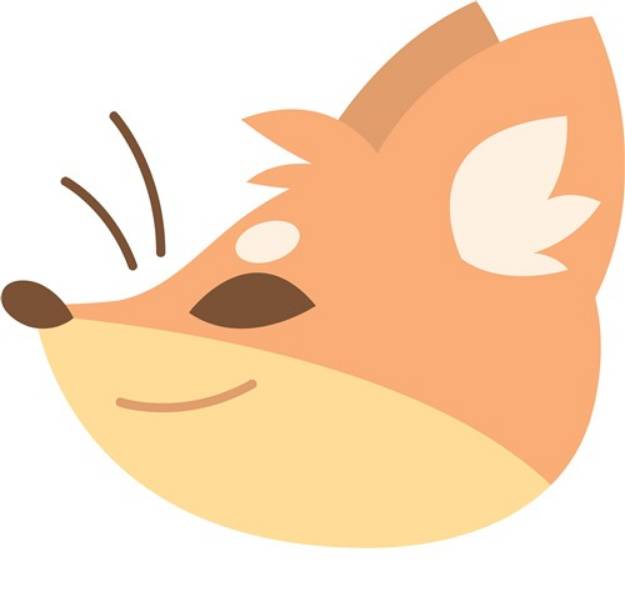 Picture of Fox Head SVG File