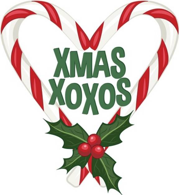 Picture of Xmas XOXOs SVG File