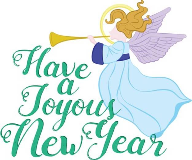Picture of Joyous New Year SVG File