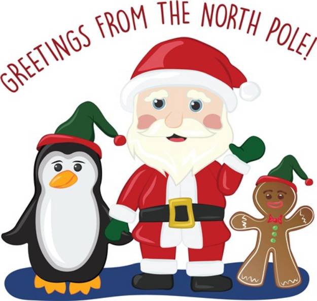 Picture of From North Pole SVG File
