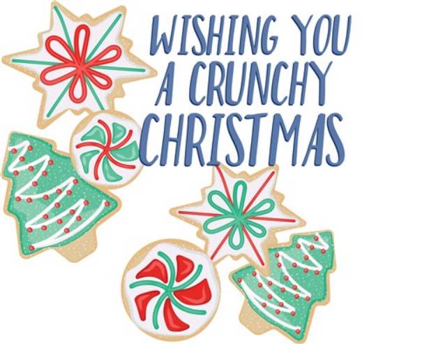 Picture of Crunchy Christmas SVG File