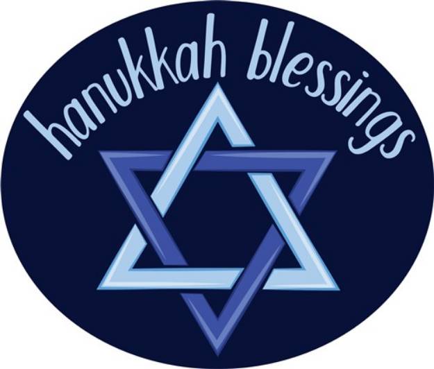 Picture of Hanukkah Blessings SVG File