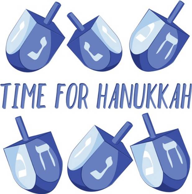 Picture of Time For Hanukkah SVG File