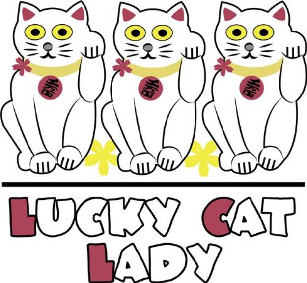 Picture of Lucky Cat SVG File