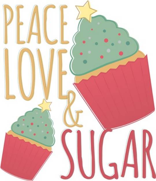 Picture of Love & Sugar SVG File