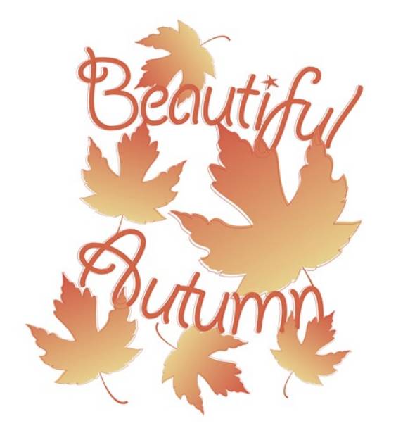Picture of Beautiful Autumn SVG File
