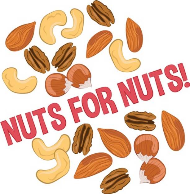 Picture of Nuts For Nuts SVG File