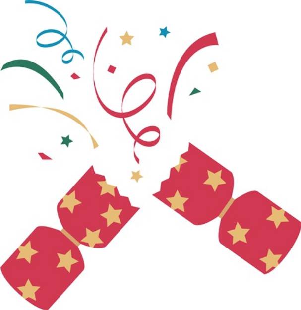 Picture of Party Cracker SVG File