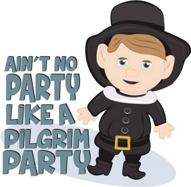 Picture of Pilgrim Party SVG File