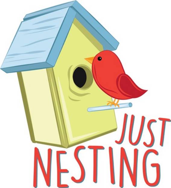 Picture of Just Nesting SVG File