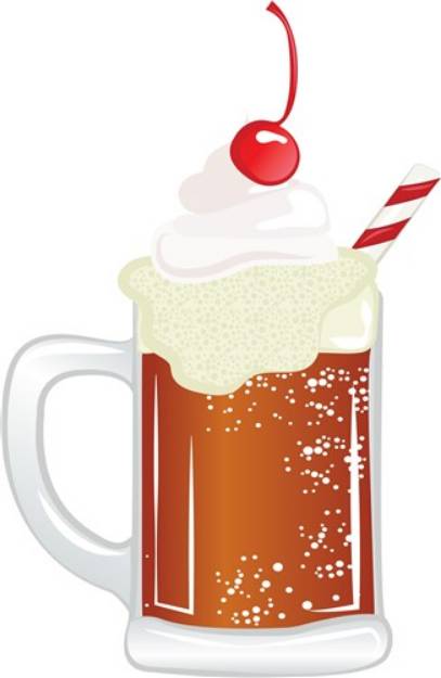 Picture of Root Beer Float SVG File
