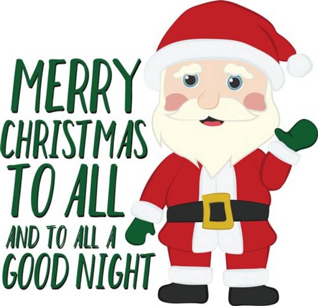 Picture of Merry Christmas All SVG File