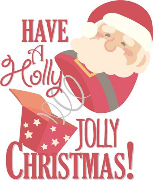 Picture of Jolly Christmas SVG File
