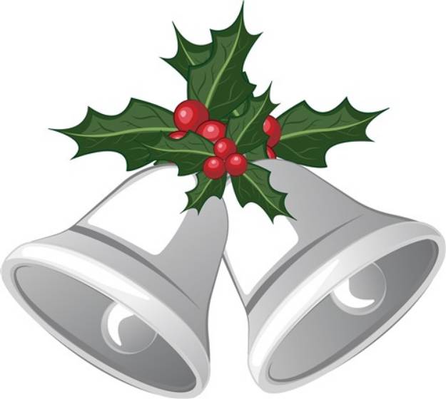 Picture of Holly Bells SVG File