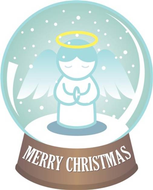 Picture of Merry Christmas Globe SVG File