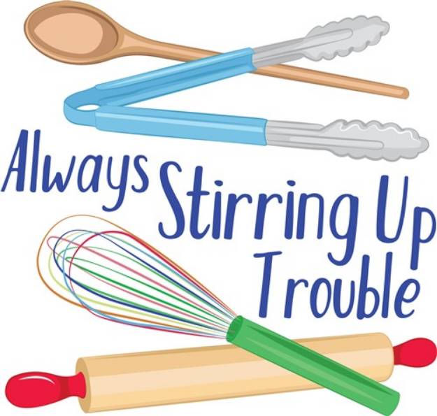 Picture of Stirring Up Trouble SVG File