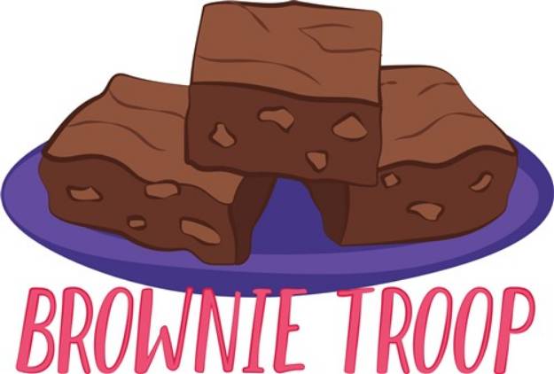 Picture of Brownie Troop SVG File