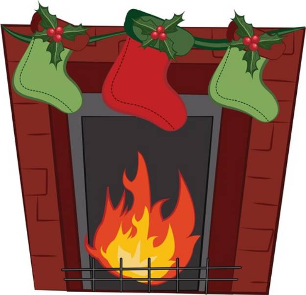 Picture of Holiday Stockings SVG File
