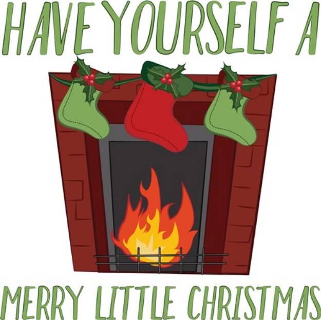 Picture of Merry Little Christmas SVG File