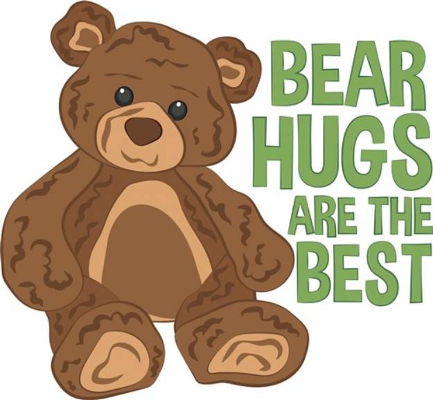 Picture of Bear Hugs SVG File