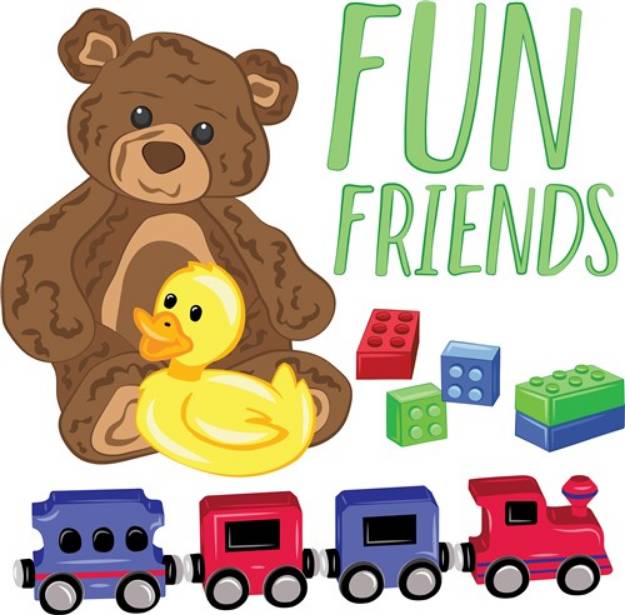 Picture of Fun Friends SVG File