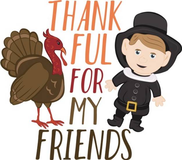 Picture of Thankful For Friends SVG File