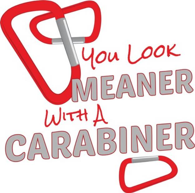 Picture of Meaner Carabiner SVG File