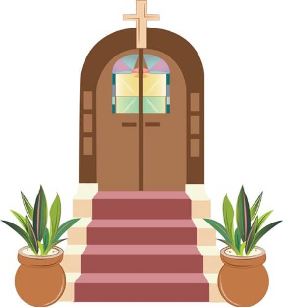 Picture of Church Steps SVG File