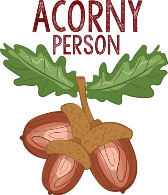 Picture of Acorny Person SVG File