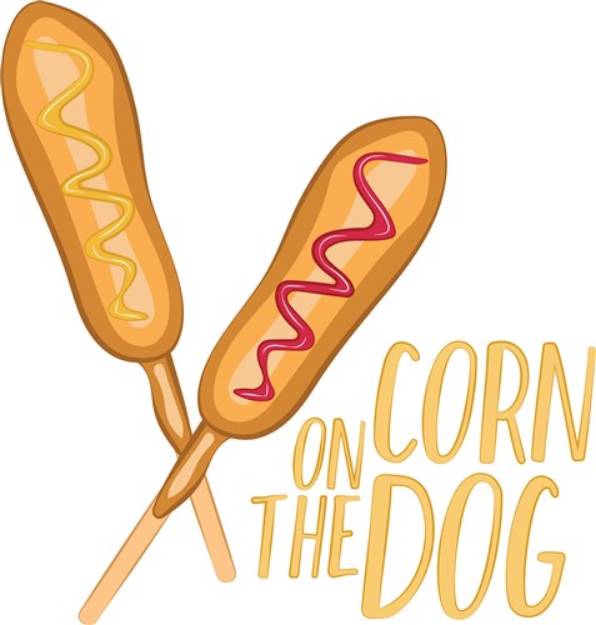 Picture of The Corn Dog SVG File