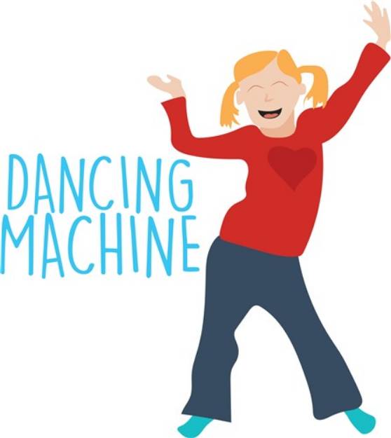 Picture of Dancing Machine SVG File