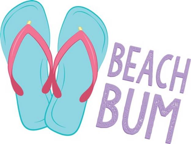 Picture of Beach Bum SVG File