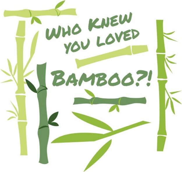 Picture of Loved Bamboo SVG File