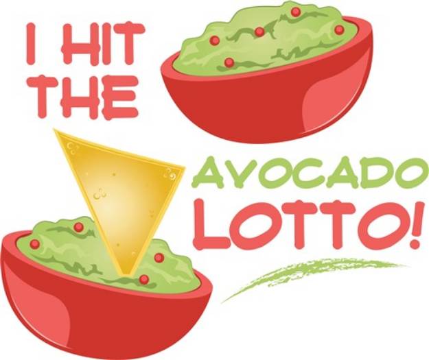 Picture of Avacado Lotto SVG File