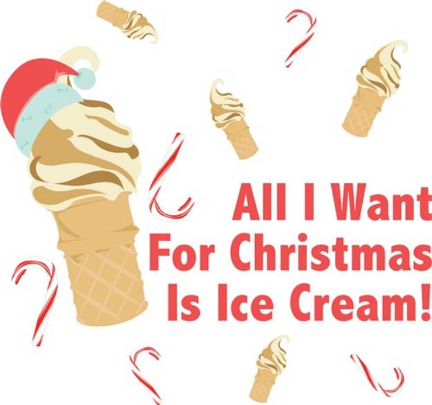 Picture of Want Ice Cream SVG File
