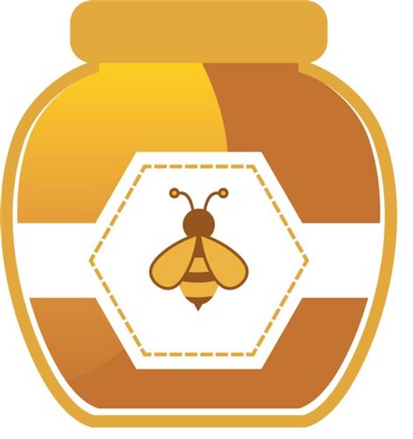 Picture of Honey Jar SVG File
