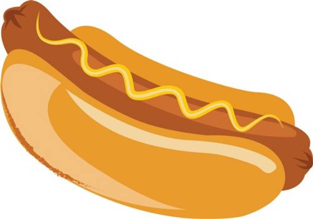 Picture of Hot Dog SVG File