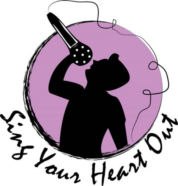Picture of Sing Heart Out SVG File