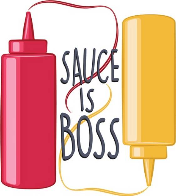 Picture of Sauce Is Boss SVG File