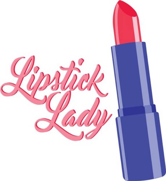 Picture of Lipstick Lady SVG File