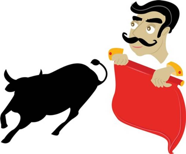 Picture of Bullfighter SVG File