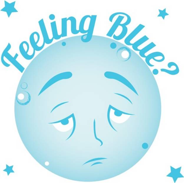 Picture of Feeling Blue SVG File