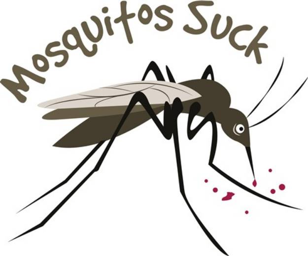 Picture of Mosquitos Suck SVG File