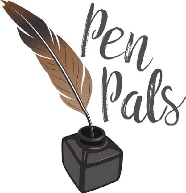Picture of Pen Pals SVG File