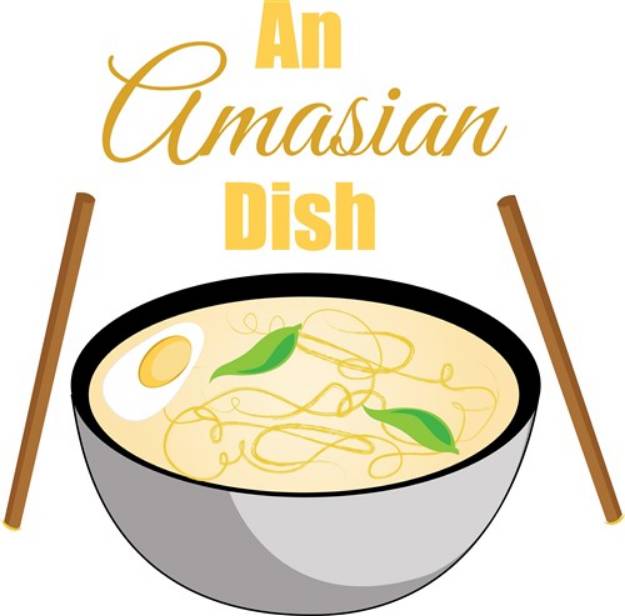 Picture of Amasian Dish SVG File
