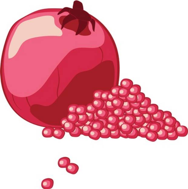 Picture of Pomegranate SVG File
