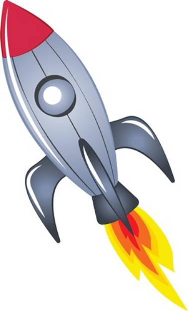 Picture of Rocket Ship SVG File