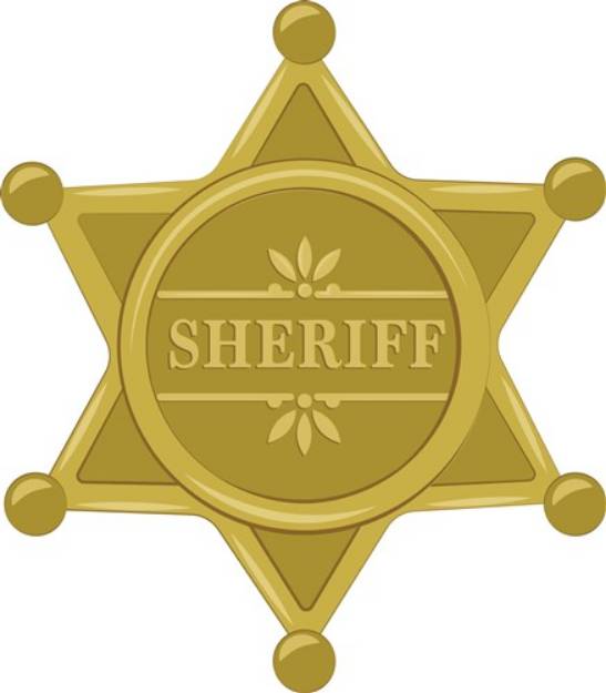 Picture of Sheriff SVG File