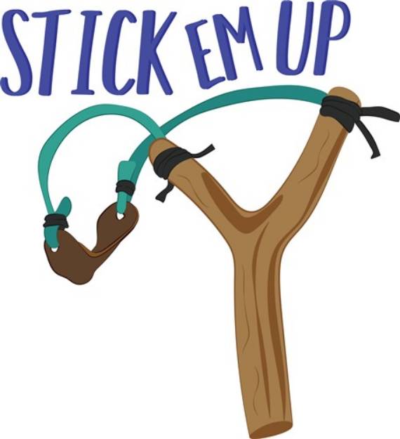 Picture of Stick Em Up SVG File