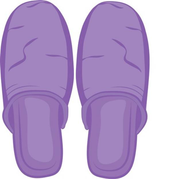 Picture of Bedroom Slippers SVG File